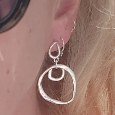 Silver Circles Earrings