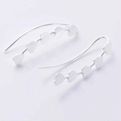 Sterling Silver Heart Climbers