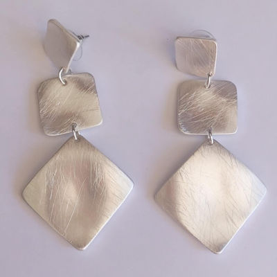 Matt Silver Triple Drops