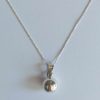 Sterling Silver 12mm Chime Ball On 16 Inch Curb Chain